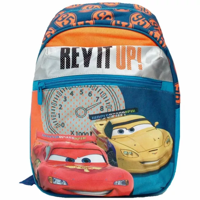 Zaino Cartella Disney Cars Spallacci Imbottiti Zainetto Scuola Asilo Bambini