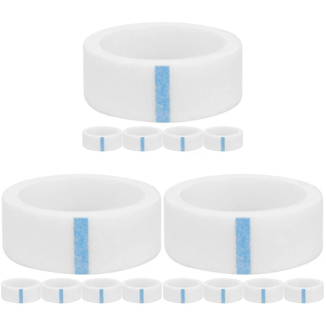 15 rouleaux Roule d'extension des cils adhésive Bande de cils en tissu non tissé