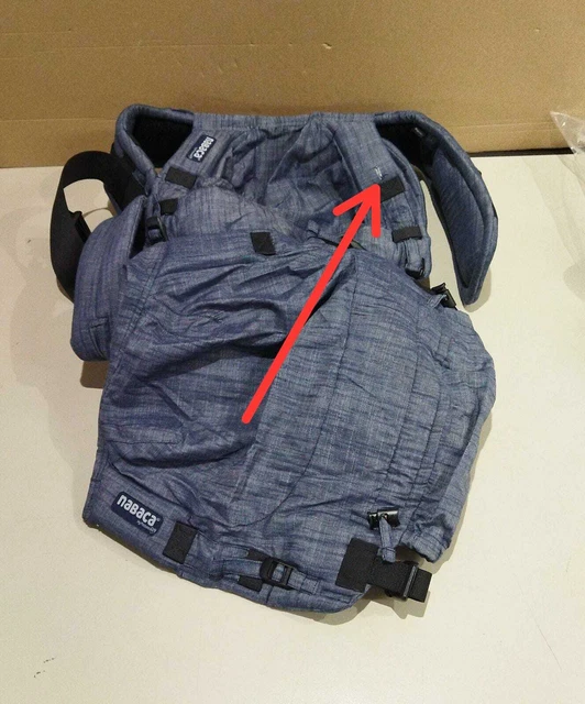 Hoppediz Nabaca Portabebés Basic-Set Denim, 2 Tragepositionen