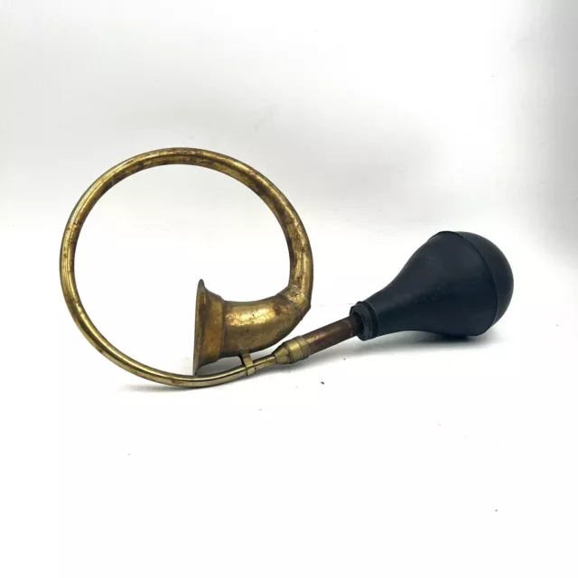 Antico clacson in ottone per auto d'epoca clacson a palloncino funzionante