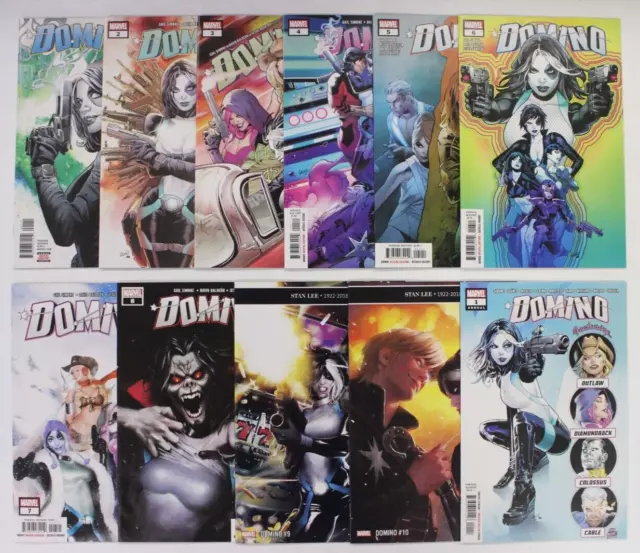 Domino #1-10 + Annual Full Run Complete Set Marvel 2018 KEYS Shoon’Kwa RejeX