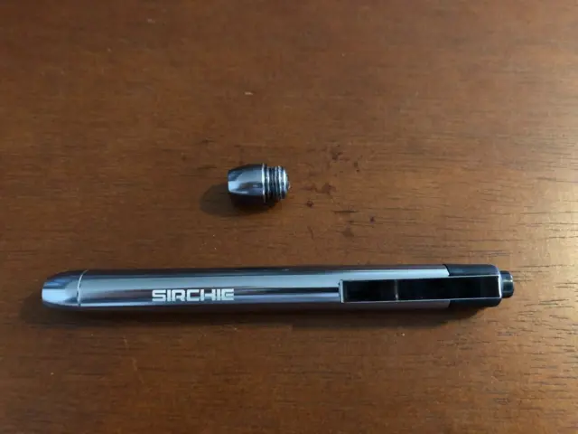 Sirchie 5.5" Aluminum Pocket Penlight with Extra Flashlight Head