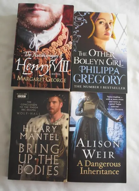 Book Bundle Job Lot x 4 Historical Fiction Tudor Novels Mixed British Authors