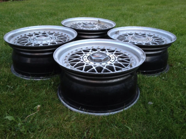 GENUINE 15& BBS RM 007 Split Rim Alloy Wheels 7J 5x120 PCD BMW E30 M3 ...
