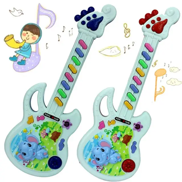 Baby Kids Holding Music Educational Toys Funny Electric Music Flash Guitar Toys