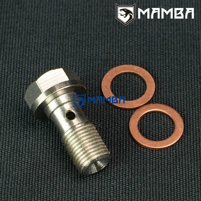 TURBO OIL FEED Banjo Bolt For BMW 318 tds E36 Garrett GT1544S / Prevent