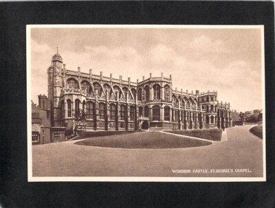 B2028 UK WINDSOR Castle St Georges Chapel vintage postcard EUR 3,87 ...