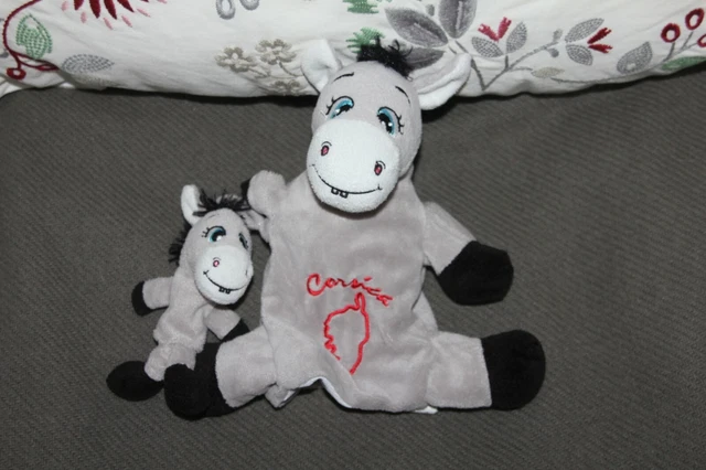 Doudou Corsica Ane Marionnette Et Bebe Gris Textisun