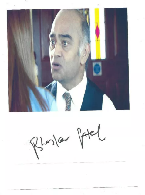 Dr Doctor Who - Bhasker Patel (Turn Left) signed 8" x 6" Photo Card