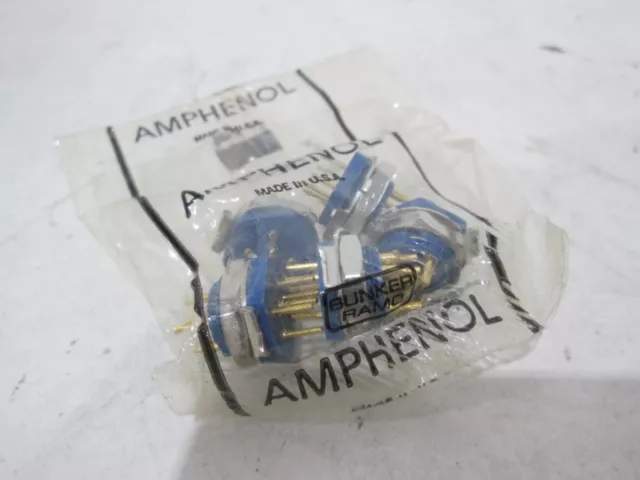 Amphenol, 126-010, 5 Pin, Male Connector, New, Lot of 5
