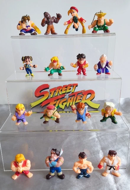 STREET FIGHTER 16 FIGURE LOT JAPAN VINTAGE CAPCOM RARE RETRO ARCADE '90s BANDAI