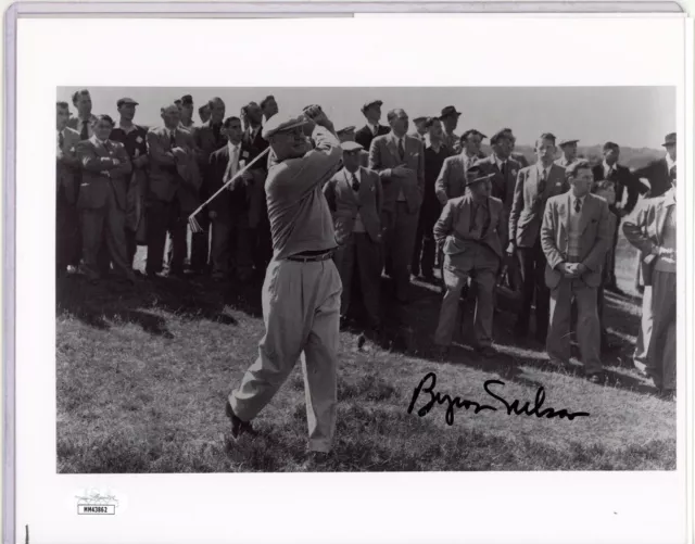 Byron Nelson Signed 8x10 Photo - JSA - PGA GREAT!