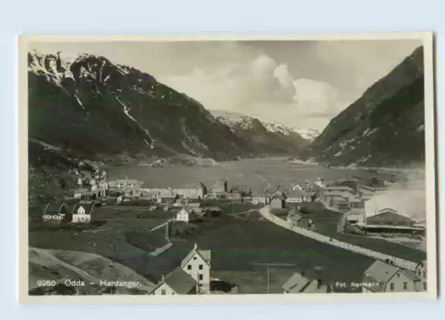 X1E79/ Odda Hardanger Norwegen Foto AK ca.1935