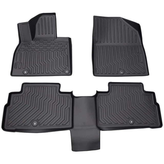 FIT 2020 2021 2022 2023 2024 Kia Telluride Floor Mats AllWeather TPE