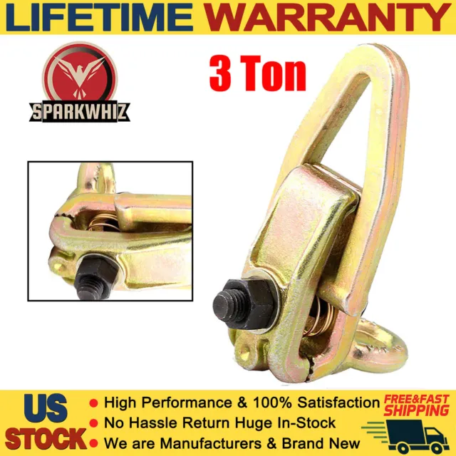 3 Ton 2-WAY Clamp Frame Back Self-Tightening Auto Body Repair Pull Frame Work