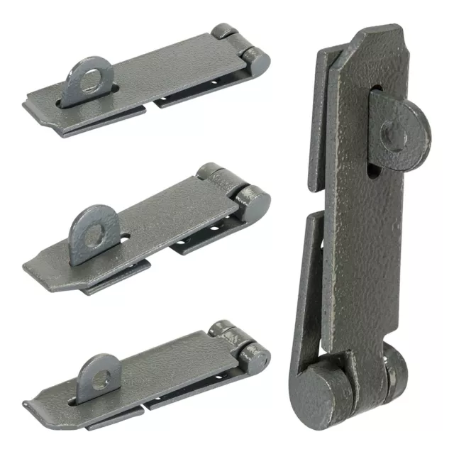 Hasp & Staple Heavy Duty SOLID Security Locks For Door Gate Shed Coop Padlock