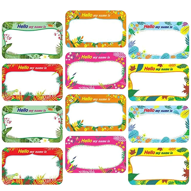 1 rollo etiquetas autoadhesivas pegatinas etiquetas grabables calcomanías nombre número etiqueta