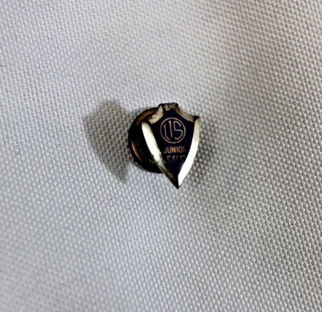 Vintage Junior US Chamber of Commerce C of C Small Enamel Lapel Pin