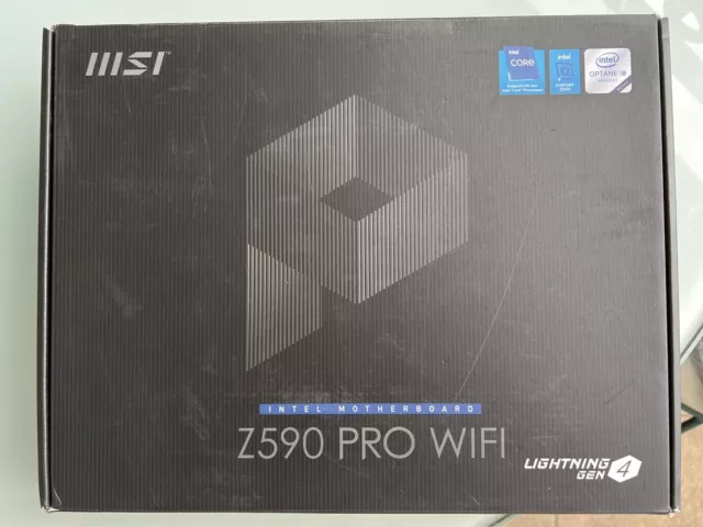 MSI Z590 Pro Wi-Fi LGA 1200 ATX Motherboard tested in A! condition lga1200