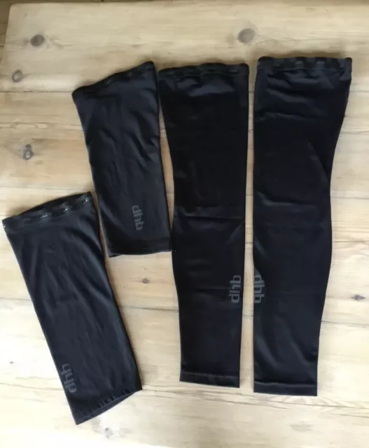 dhb ‘Regulate Thermal’ Knee Warmers & ‘Regulate Light’ Leg Warmers - Medium