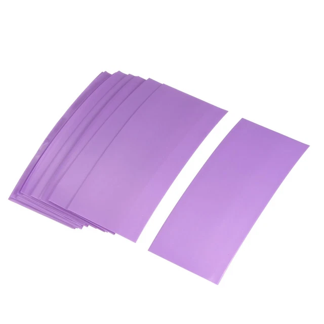 PVC Tubo termoretraibile 29.5mm 20pz 18650 pellicola restringibile 72MM VIOLA