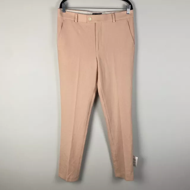 ASOS DESIGN wedding skinny suit pants in dusky pink twill Mens 34x32