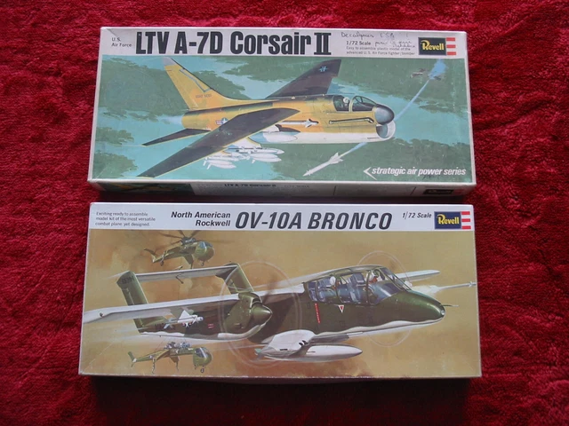Maquette Avion Revell 1/72 - Vought A-7D Corsair II (H-133/1968) - Neuf, Non Commencée