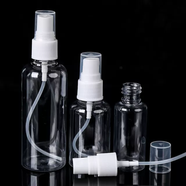 Transparent Spray Bottle Small Spray Can Plastic Side Spray Bottle Portable AU