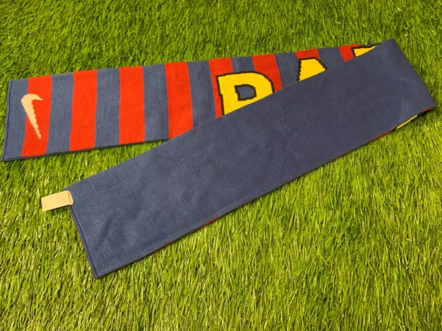 BARCELONA BARCA SPAIN ESPANA FOOTBALL soccer FAN SCARF NIKE ORIGINAL ONE SIZE