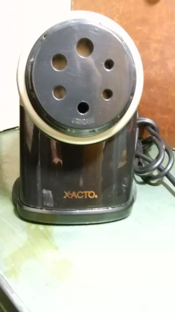 X-ACTO Model 41 Electric Pencil Sharpener - 1606 Sharpens Six Pencil Sizes Fast