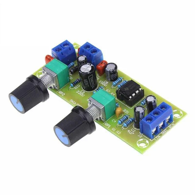 AMPLIFIER BOARD SINGLE Power NE5532 Low Pass Filter Bass Preamplifier ...