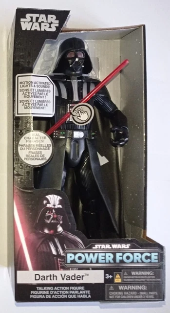 ACTION FIGURE DARTH Vader Star Wars Power Force Disney Store Parlante ...