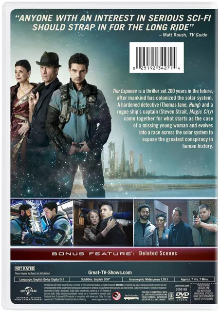 The Expanse: Season 1 (DVD) Shohreh Aghdashloo Cas Anvar Wes Chatham Thomas Jane 3