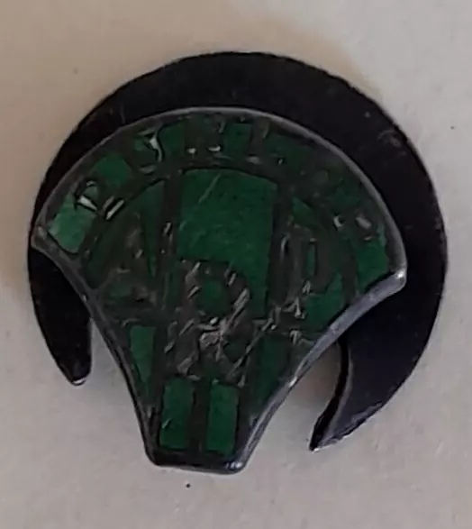 Ww2 Dunlop Arp Badge Silver Green Enamel