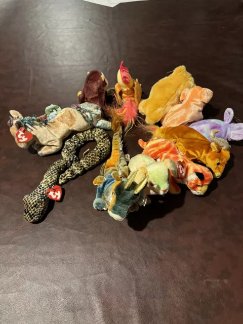 Zodiac Chinese year 12 piece Set  ***Beanie Babies SET ***