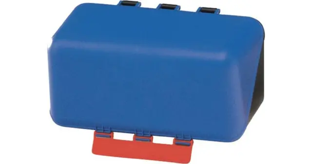 Scatola portaoggetti di sicurezza GEBRA SecuBox – mini blu L236xB120xH120ca.mm