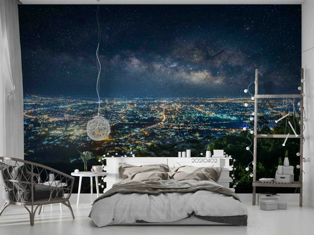 3D MOUNTAIN NATURE Landscape Self-adhesive Removable Wallpaper Murals