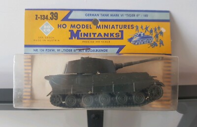 ROCO MINITANKS Z-213.29 GERMAN Mortaio Carrier tank HO nuovo 