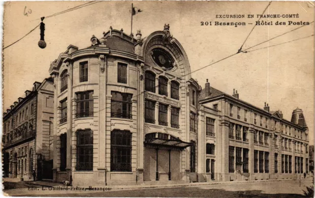 CPA Excursion en Franche-Comté - BESANCON - Hotel des Postes (658598)