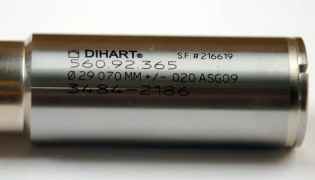 29.070Mm (1.1445")  Carbide Tipped Expansion Reamer-Komet Dihart (H-3-1-5-1) 2