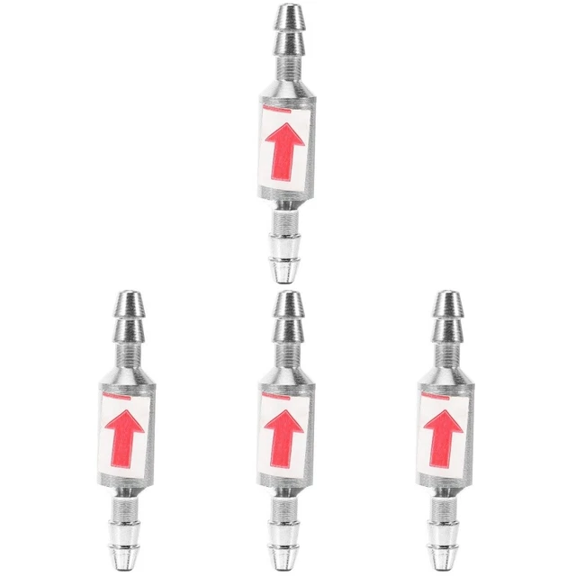 4pcs Valve d'échec pour les lignes d'air de pompe d'air Connecteur en acier