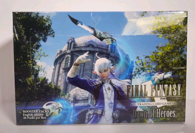 final fantasy tcg dawn of heroes booster box Pack Your players will step into the worlds of the beloved FINAL FANTASY RPG series sixteen mainline games Final Fantasy TCG: Journey of