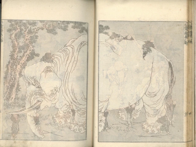 KATSUSHIKA HOKUSAI – GENUINE 19th CENTURY MANGA VOL. 8