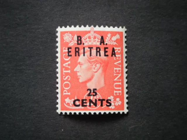 British Occ Italian Colonies - Eritrea KGVI 1951 25c on 2½d SGE29 UM/MNH