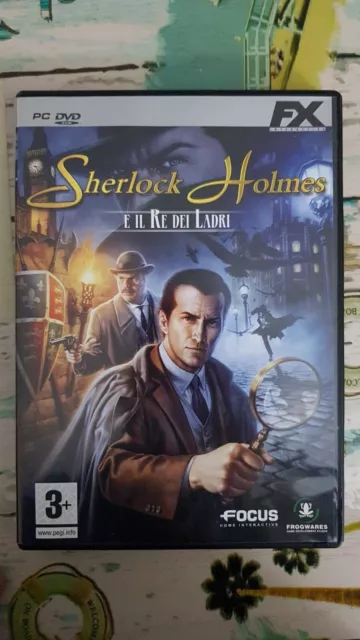 SHERLOCK HOLMES E IL RE DEI LADRI per PC DVD - COME NUOVO! Vers. PAL ITA