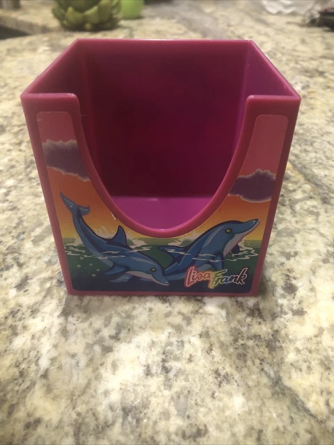 Vintage LISA FRANK Paper Stationary Cube Dolphins Ocean Desk Art 90’s Notes