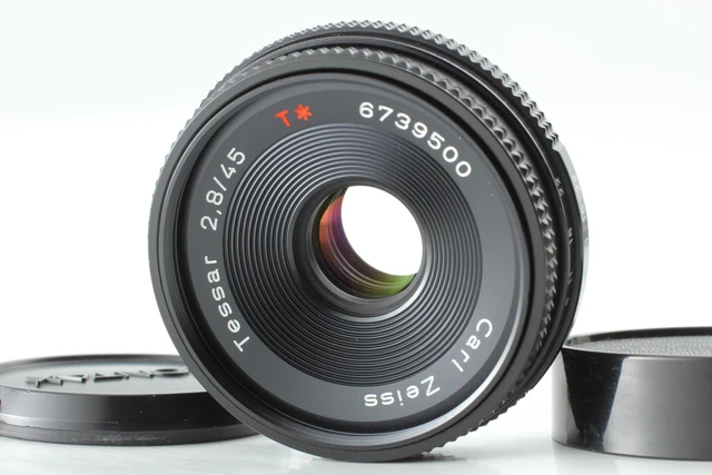 [Near MINT] CONTAX 45mm f2.8 AEJ Carl Zeiss Tessar T Pancake Lens From JAPAN