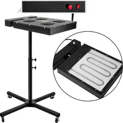 Séchoir Flash VEVOR 41x41 Cm Pour Sérigraphie T-shirts - Hauteur Réglable Neuf