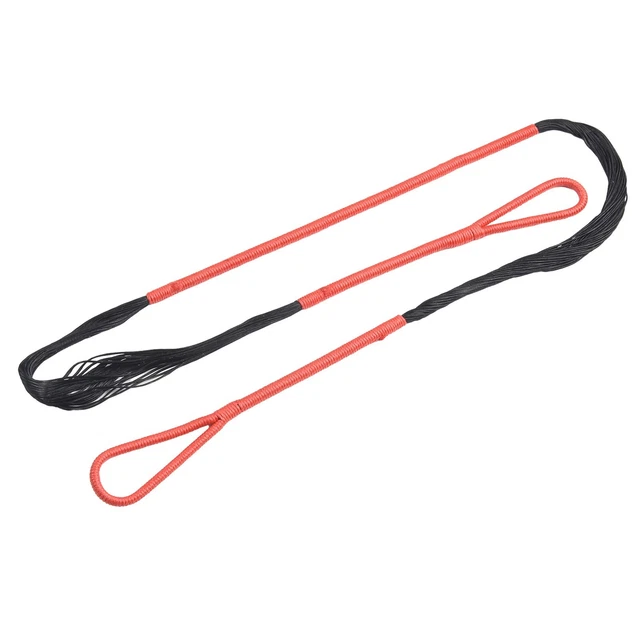Corde En Boucle D Pour Arc à Poulies - 2 Paquets Jaunes - 0,6m X 2mm - Matériau PP Résistant