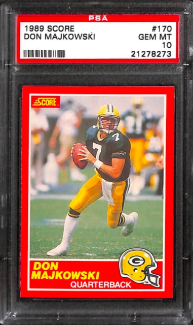 1989 Score Master Set Break #170 Don Majkowski Psa 10 21278273